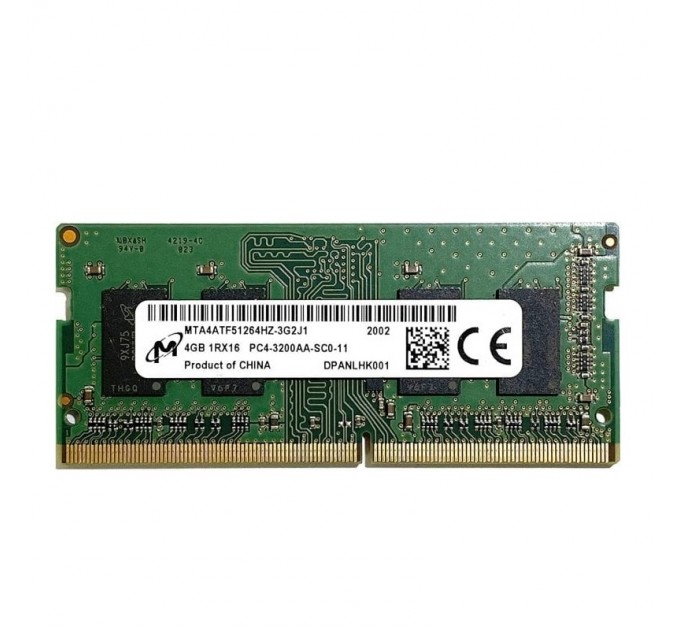 Micron Модуль пам`ятi SO-DIMM DDR4 4GB/3200 Micron (MTA4ATF51264HZ-3G2R1)