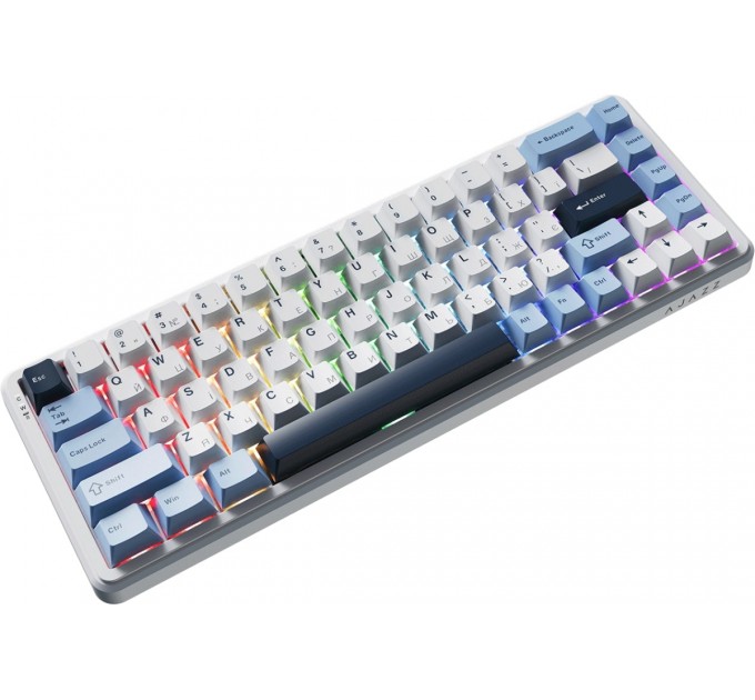 Ajazz Клавіатура Ajazz AK680 MAX Magnetic Switch RGB USB White (AK680-M-BWD-AW)