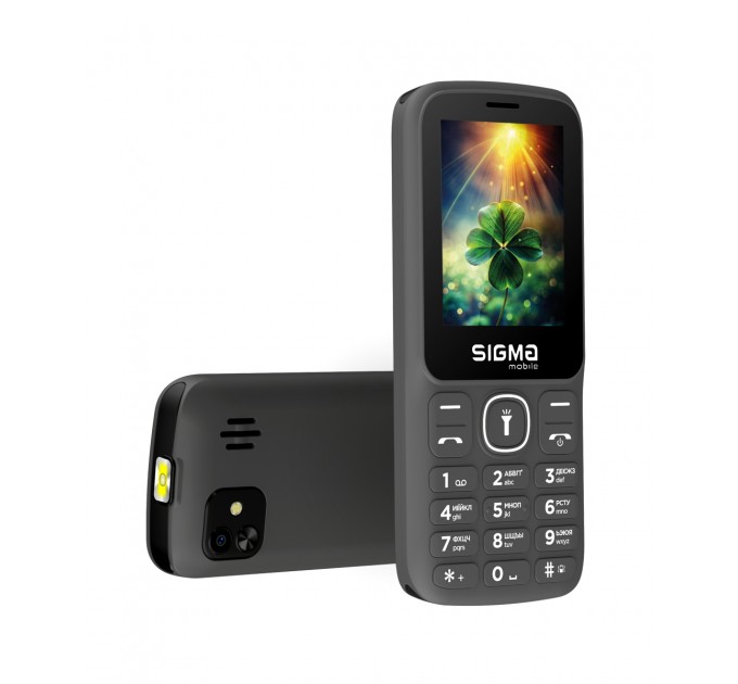 Sigma mobile Мобiльний телефон Sigma mobile X-style 242 Lucky Grey