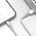 Baseus Дата кабель USB 2.0 AM to Lightning 1.0m Cafule Series Metal 2.4A White Baseus (CALJK-A02)