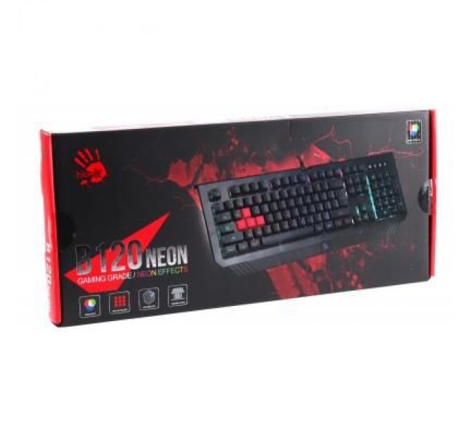 A4Tech Клавіатура A4Tech Bloody B120N Black
