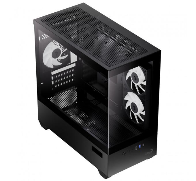 AeroCool Корпус AeroCool P300D Digi-G-BK-v1 Black (ACCS-PN05033.11)