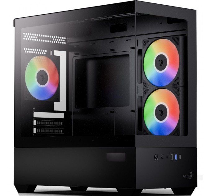 AeroCool Корпус AeroCool P300D Digi-G-BK-v1 Black (ACCS-PN05033.11)