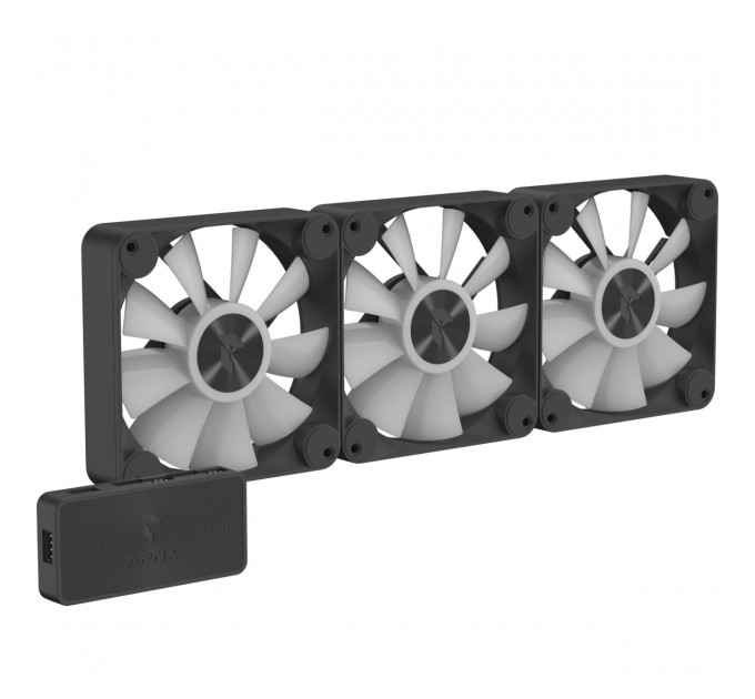 APNX Вентилятор APNX FP1-120 ARGB Black - 3 Pack (APF3-PF11257.11)