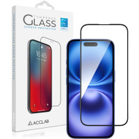 Скло захисне ACCLAB Full Glue Apple iPhone 16 Plus Black (1283126593260)