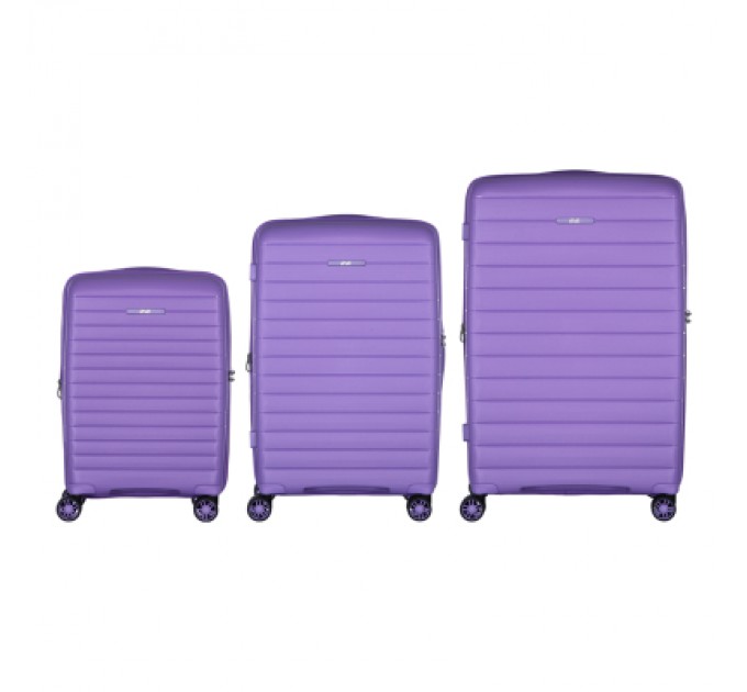 2E Набір валіз 2E Aero (L+M+S), лавандові (2E-SPP-AERO-SET3-LV)