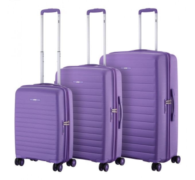 2E Набір валіз 2E Aero (L+M+S), лавандові (2E-SPP-AERO-SET3-LV)