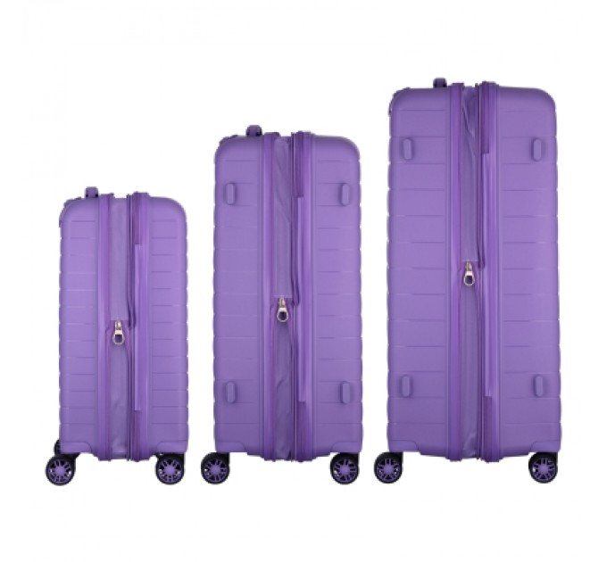 2E Набір валіз 2E Aero (L+M+S), лавандові (2E-SPP-AERO-SET3-LV)