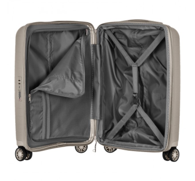 2E Набір валіз 2E Aero (L+M+S), сіро-коричневі (2E-SPP-AERO-SET3-TP)