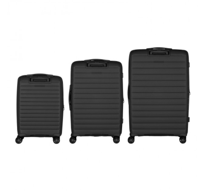 2E Набір валіз 2E Aero (L+M+S), чорні (2E-SPP-AERO-SET3-BK)