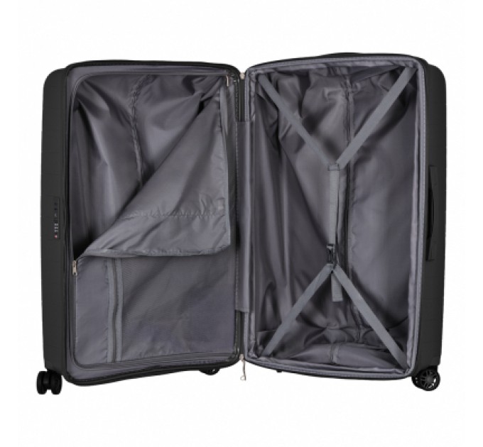 2E Набір валіз 2E Aero (L+M+S), чорні (2E-SPP-AERO-SET3-BK)