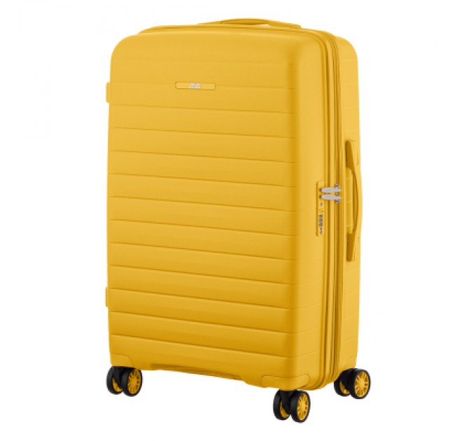 2E Набір валіз 2E Aero (M+S), бурштиново-жовті (2E-SPP-AERO-SET2-AY)