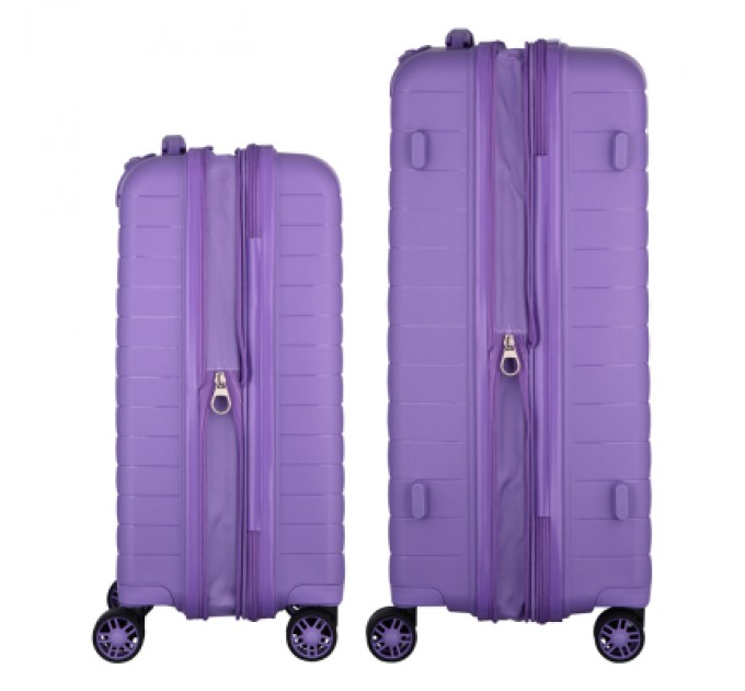 2E Набір валіз 2E Aero (M+S), лавандові (2E-SPP-AERO-SET2-LV)