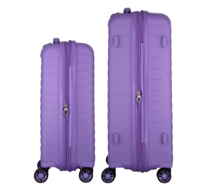 2E Набір валіз 2E Aero (M+S), лавандові (2E-SPP-AERO-SET2-LV)