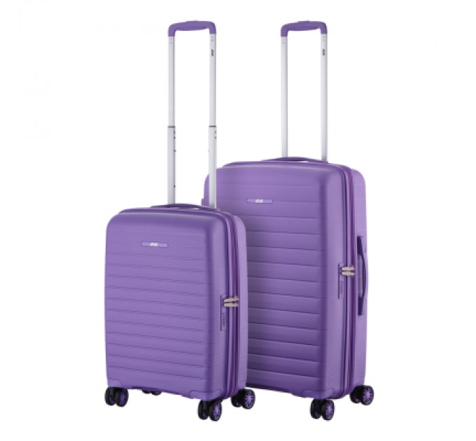 2E Набір валіз 2E Aero (M+S), лавандові (2E-SPP-AERO-SET2-LV)