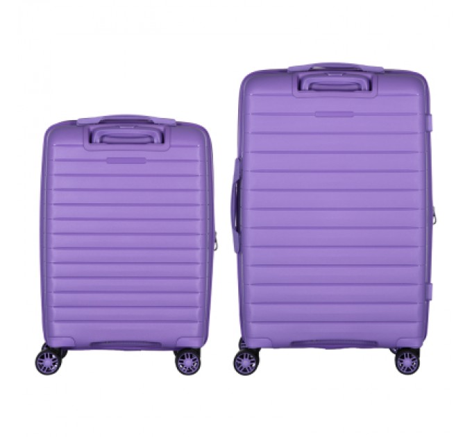 2E Набір валіз 2E Aero (M+S), лавандові (2E-SPP-AERO-SET2-LV)