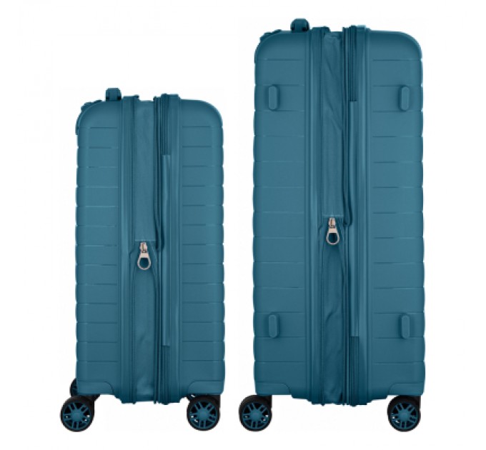 2E Набір валіз 2E Aero (M+S), сині (2E-SPP-AERO-SET2-TB)