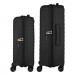 2E Набір валіз 2E Aero (M+S), чорні (2E-SPP-AERO-SET2-BK)