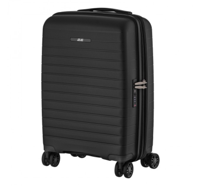 2E Набір валіз 2E Aero (M+S), чорні (2E-SPP-AERO-SET2-BK)