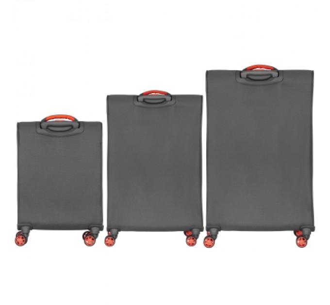2E Набір валіз 2E Trek (L+M+S), сірі (2E-SPE-TREK-SET6-GR)