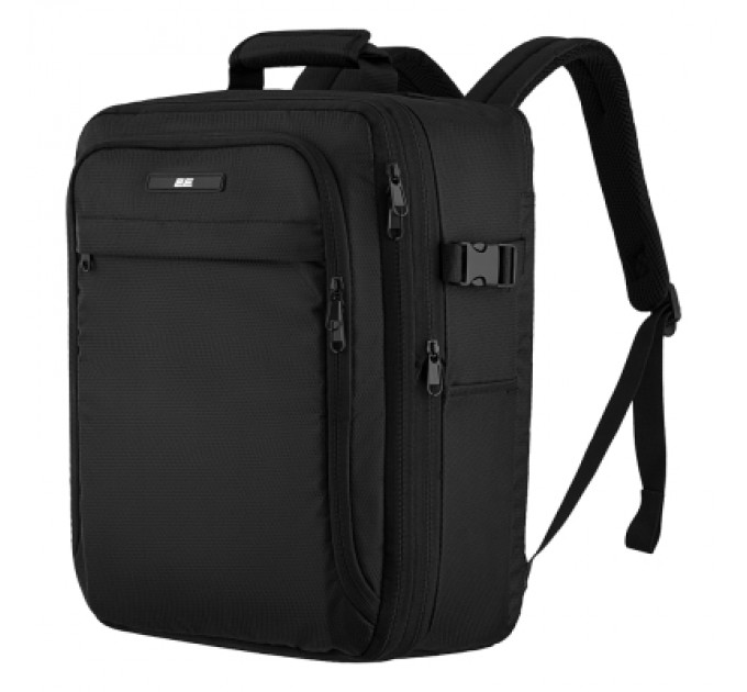 2E Набір валіз 2E Trek (M+S), чорні (2E-SPE-TREK-SET4-BK)