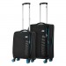 2E Набір валіз 2E Trek (M+S), чорні (2E-SPE-TREK-SET4-BK)