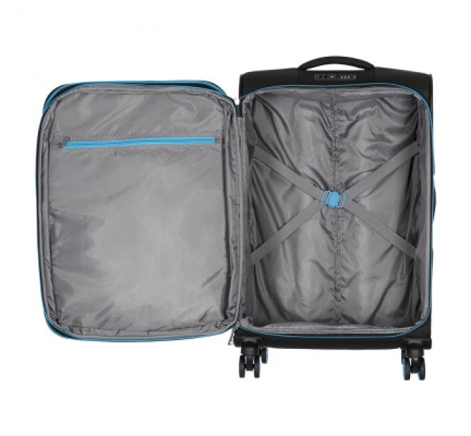 2E Набір валіз 2E Trek (M+S), чорні (2E-SPE-TREK-SET4-BK)