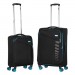 2E Набір валіз 2E Trek (M+S), чорні (2E-SPE-TREK-SET4-BK)