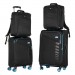 2E Набір валіз 2E Trek (M+S), чорні (2E-SPE-TREK-SET4-BK)