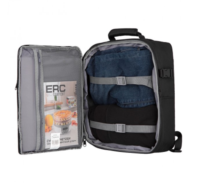 2E Набір валіз 2E Trek (M+S), чорні (2E-SPE-TREK-SET4-BK)