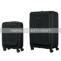 Набір валіз Wenger Skyon Hardside (S+L), чорні (653569)