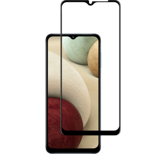 ACCLAB Скло захисне ACCLAB Full Glue Samsung A12 Black (1283126509599)