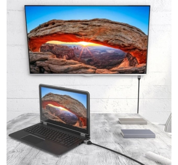 J5create Кабель мультимедійний HDMI M to HDMI M 2.0m V2.1 8K 60Hz HDR10 HLG 48Gbp J5create (JDC53-N)