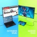 J5create Кабель мультимедійний USB-C to HDMI M 1.8m 8K 60Hz LED RGB J5create (JCC157-N)