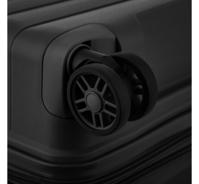 2E Валіза 2E Aero 35/44 л чорна (2E-SPP-AERO-S-BK)