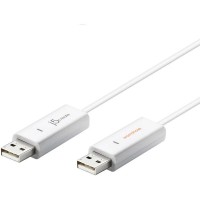 Дата кабель USB 2.0 AM/AM 1.8m Windows & Mac J5create (JUC400-N)