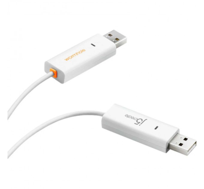J5create Дата кабель USB 2.0 AM/AM 1.8m Windows & Mac J5create (JUC400-N)