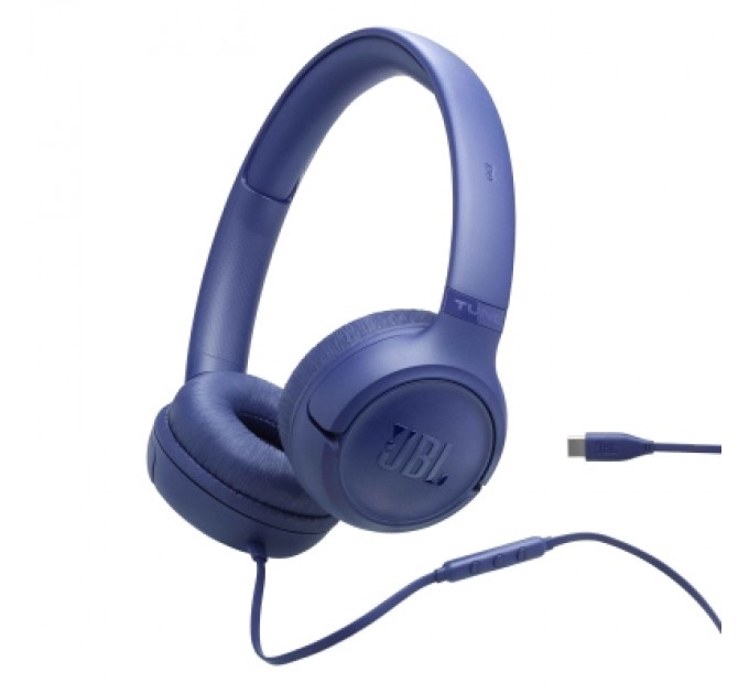 JBL Навушники JBL Tune 530C USB-C Blue (JBLT530CBLU)