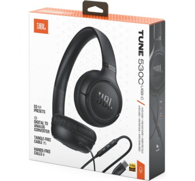JBL Навушники JBL Tune 530C USB-C Black (JBLT530CBLK)