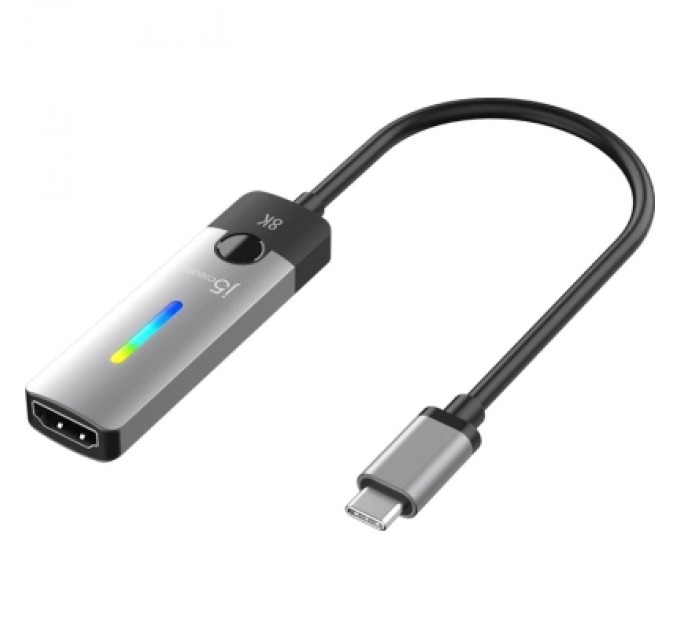 J5create Перехідник USB-C M to HDMI F 8K 60Hz LED RGB J5create (JCA157-N)