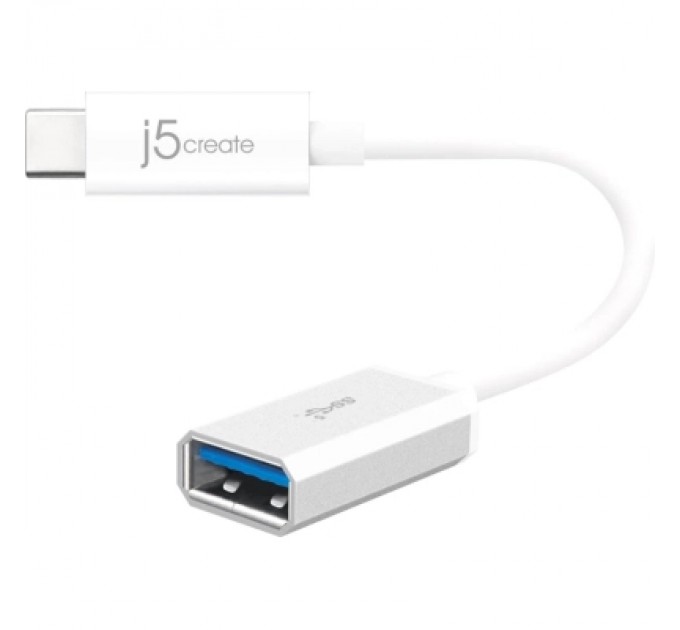 J5create Перехідник OTG USB 3.1 AF to USB-C 0.1m J5create (JUCX05-N)