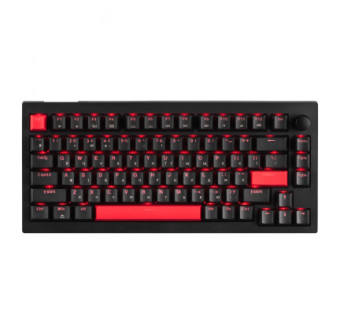 Lemokey Клавіатура Lemokey Keychron X4 Brown Red LED USB Black (X4-A3-UA)