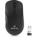 REAL-EL Мишка REAL-EL RM-355W Wireless Black (EL123200054)