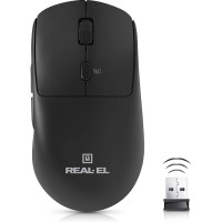 Мишка REAL-EL RM-355W Wireless Black (EL123200054)