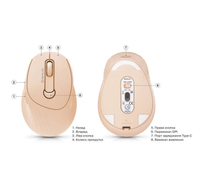 REAL-EL Мишка REAL-EL RM-370W Wireless (EL123200056)