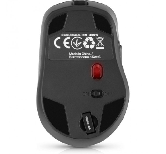 REAL-EL Мишка REAL-EL RM-380W Wireless Black (EL123200057)