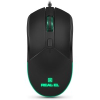 Мишка REAL-EL RM-515 USB Black (EL123200059)