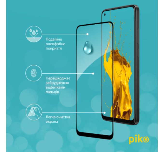 Piko Скло захисне Piko Full Glue Oppo A78 Black (1283126582929)