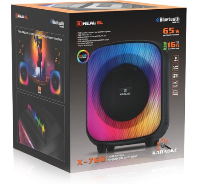 REAL-EL Акустична система REAL-EL X-760 (EL121600029)