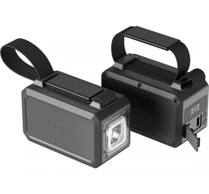 Sandberg Батарея універсальна Sandberg 40000mAh Survivor 100W, IPX4 Water resist, LED Torch, Pass-Through Charging (421-14)